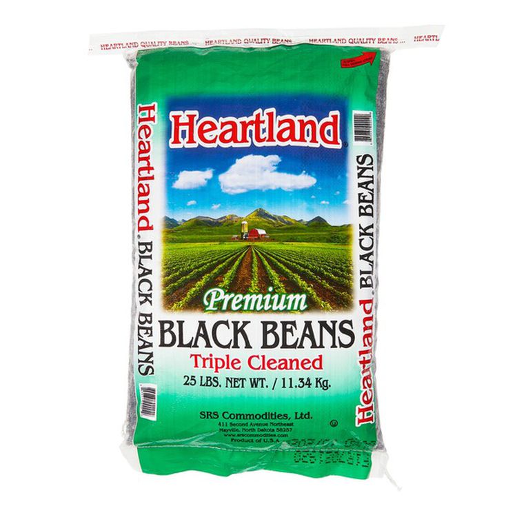 Black Beans Triple Cleaned 25lb